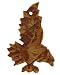 Flying Eagle Pendant - Scene Jasper - 45X67mm - 3mm Hole