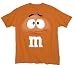 M&M M&M's Crispy Orange Face Mens T-Shirt