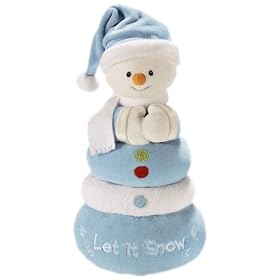 Click here to buy Snowman Stacker - Blue 10.5 by Baby Gund 88746 by Baby Gund.