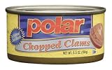 12 Pack Case of 6.5 oz. can of Chopped Clams