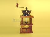 Classical Manual Coffee Burr Grinder Open View