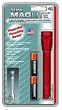 Mini-Mag Flashlight AA Mini Mag Blister/Dark Red