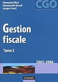 Gestion fiscale : Tome 2