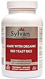 Sylvan Wellness Red Yeast Rice, 120 Count, 600 mg