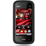 Silicon Skin BLACK Rubber Soft Cover Case for NOKIA 5230 NURON (T-MOBILE) [ ....