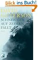 Schnee, der auf Zedern f�llt
