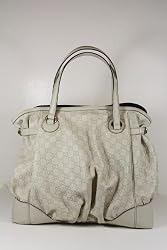 Gucci Handbags Large Cream (Off-White) Guccissima Leather 257290