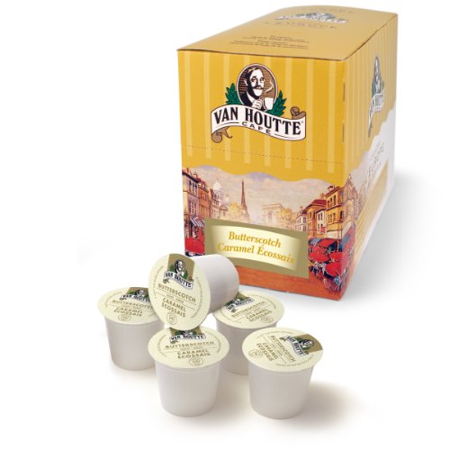 Van Houtte Butterscotch Light Coffee, 24-Count K-Cups for Keurig Brewers (Pack of 2)