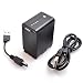 ATC Replace JVC BN-VG107, BN-VG107U,BN-VG107US,BN-VG114,BN-VG114U,BN-VG114US,BN-VG121,BN-VG121U,BN-VG121US Rechargeable Li-Ion Battery for JVC GZ-HM335BEU,GZ-HM570,GZ-MG760,GZ-MS240AUS,GZ-HD500,GZ-HD620,GZ-HM300,GZ-HM320,GZ-HM330,GZ-HM550,GZ-MG750,GZ-MG980,GZ-MS110,GZ-MS210,GZ-MS215,GZ-MS216,GZ-MS230,GZ-MS250 Series Digital Camera[3.7V (compatible with 3.6V) 4800mAh] 