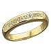 14K gold 0.4ct tw cubic zirconia round channel set ring