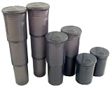 6 Pack Smart Parts 140 Round Transpod Tubes Pods Smoke