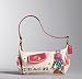 Coach Limited Edition Bonnie Applique Top Handle Pouch Handbag Bag 42579 Natural Pink