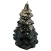 Christmas Tree with Silver Glitter Votive Candle - Medium - 5.5\