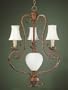 02512 - Belcaro Walnut Chandelier