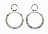 Ladies 0.51ct Diamond Circle Earring Charms