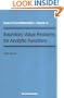 Boundary Value Problems for Analytic Functions (Series in Pure Mathematics)