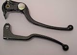 Brake & Clutch Levers - Suzuki GSXR 600 06-08, GSXR 750 06-08, GSXR 1000 05-08 - Carbon Look