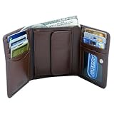 Leatherbay Tri Fold Wallet - Antique Tan