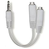 Eforcity 3.5mm Audio Stereo Y Adaptor with 1 Male to 2 Female Plugs for iPod, iPod Photo,... by DVD Player