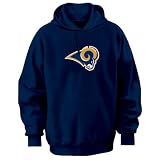 St. Louis Rams Navy Tek Patch Hooded Sweatshirt