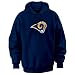St. Louis Rams Navy 2009 Tek Patch Hooded Sweatshirt - Medium