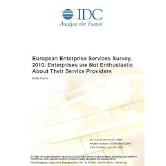 European Enterprise Services Survey, 2010: Enterprises are Not Enthusiastic About Their Service Providers