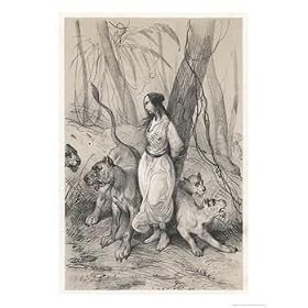 At Buenos Aires Argentina Maldonata Helps a Pregnant Lion Animals Giclee Poster Print by Victor Jean Adam, 18x24