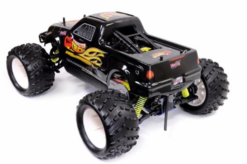 Imagen 3 de Amewi 22089 Monstertruck Big Foot - Camión radio control (28 cc, 2,4 GHz, escala 1:5, RTR) [importado de Alemania]