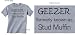 Geezer Formerly Known as Stud Muffin on Sports Grey T-Shirt