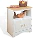 White Kitchen Utility Cart