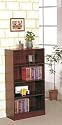 Cherry Finish 4 SHELF BOOKCASE