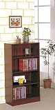 NEW WOODEN 4-TIER BOOK CASE