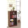 Cherry Finish 4-Tier Book Case/Shelf Bookcase