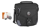 Tamrac 5502 Explorer 2 Photo Digital SLR Camera Bag-Case (Black) + Cleaning Kit for Canon Rebel T3, T3i, T1i, T2i, EOS 60D, 5D, 7D, Nikon D3000, D3100, D5000, D5100, D7000, D300s, Olympus Evolt E-5, E-30, E-620 & Sony Alpha A560, A580, A33, A35, A55
