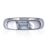 5mm Tungsten Band, Comfort Fit, Shiny, Sizes 4 to 12.5