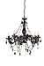 Molly 'N Me 6 Light Black Chandelier