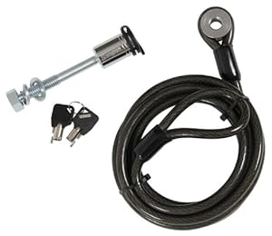 Swagman Anti-wobble Threaded Hitch Pin and Cable, 5/8-Inch/7.5-Feet