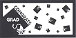 Congrats Grad - 10 Foot Graduation Sign
