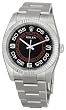 Rolex No Date Black Orange Concentric Arabic Dial Stainless Steel Oyster Bracelet Mens Watch 116034BKOCAO Rolex No Date Black Orange Concentric Arabic Dial Stainless Steel Oyster Bracelet Mens Watch 116034BKOCAO