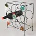 Wine Rack made w/ Recycled Glass & Metal by African Artisans - Black