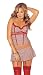 Babe Houndstooth Plaid Corset & Skirtini,