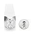 ImpressArt- 7mm, Daddy Stick Figure Design Stamp
