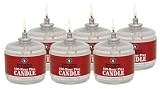 100 Hour Plus Emergency Candle, Clear Mist - Set of 6 Survival Candles