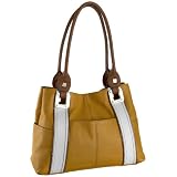 Tignanello Modern Mix Tote Yellow Handbags