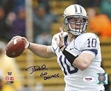 Jake Locker Washington Huskies NCAA Autographed/Hand Signed 8x10 Photograph White Jersey