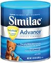 Similac Advance Infant Formula with Iron, Powder, Case of 6 Cans- each 12.9 Ounces (365 g)
