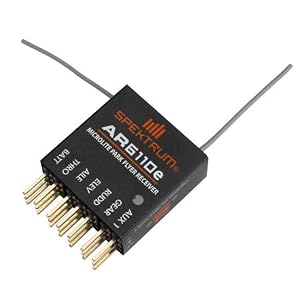 Spektrum AR6110E DSM2 MicroLite 6-Channel Aircraft Receiver w End Pins - AR6110E by 