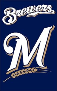 AFMIL Brewers 44x28 Applique Banner Banner Flags MLB