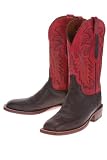 Lucchese C1301 Smooth Ostrich Cowboy Boots Mens - Black