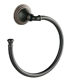 KOHLER K-10557-BRZ Devonshire Towel Ring, Oil-Rubbed Bronze